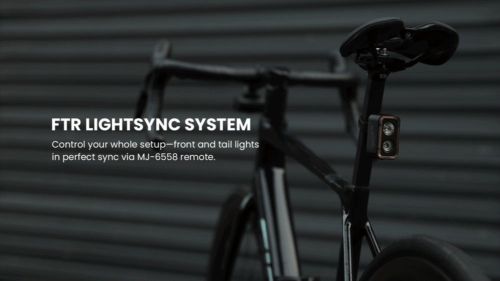 luz trasera de bicicleta de marca