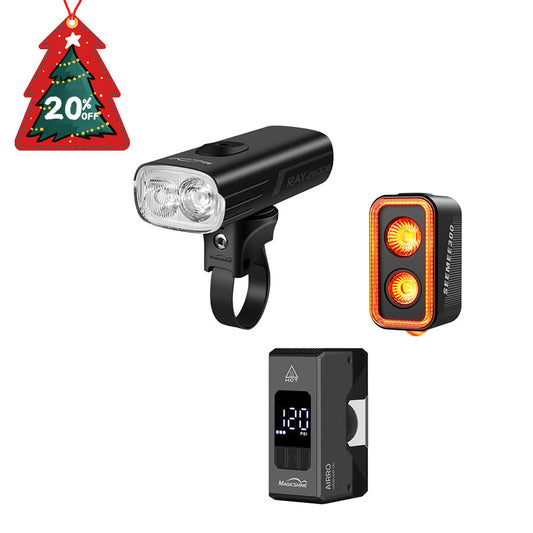 2600LM Front Light & 300LM Taillight & Air Pump