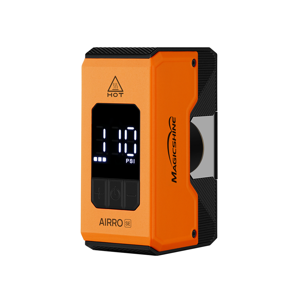 AIRRO SE Electric Bike Pump - ORANGE