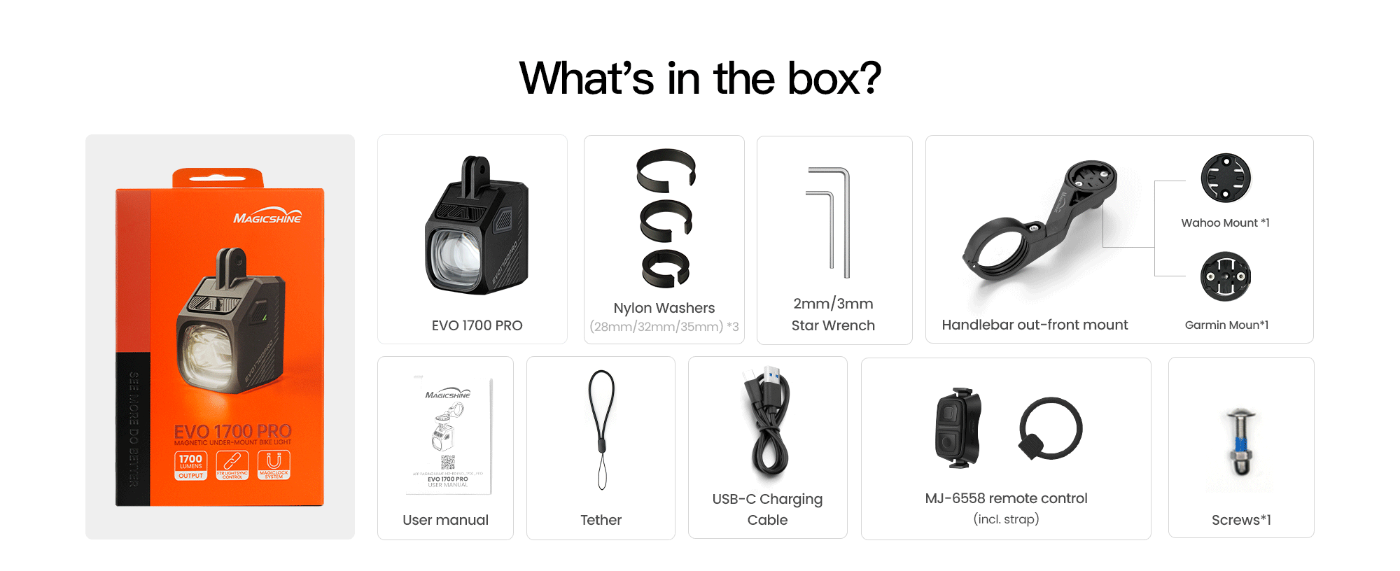 EVO 1700 PRO Bike Light