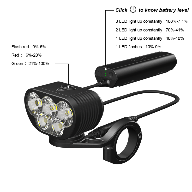 MONTEER 6500S ZEUS V2.0 Remote Off-Road Light – Magicshine Bike Lights