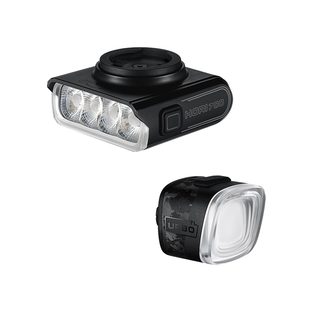 HORI 700 + URBO TL Commuter Bike Light Bundle