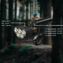 Monteer 8000S Galaxy V2.0 Luz MTB remota