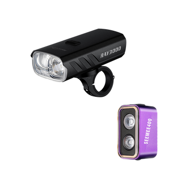 RAY 3000 + SEEMEE 400 ANT+ Bike Light Bundle