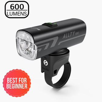 ALLTY 600 Rechargeable USB-C Road Bike Light